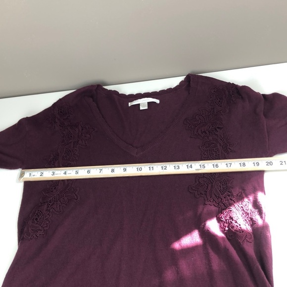 LC Lauren Conrad Sweater Embroidery Tunic Medium - Picture 6 of 8